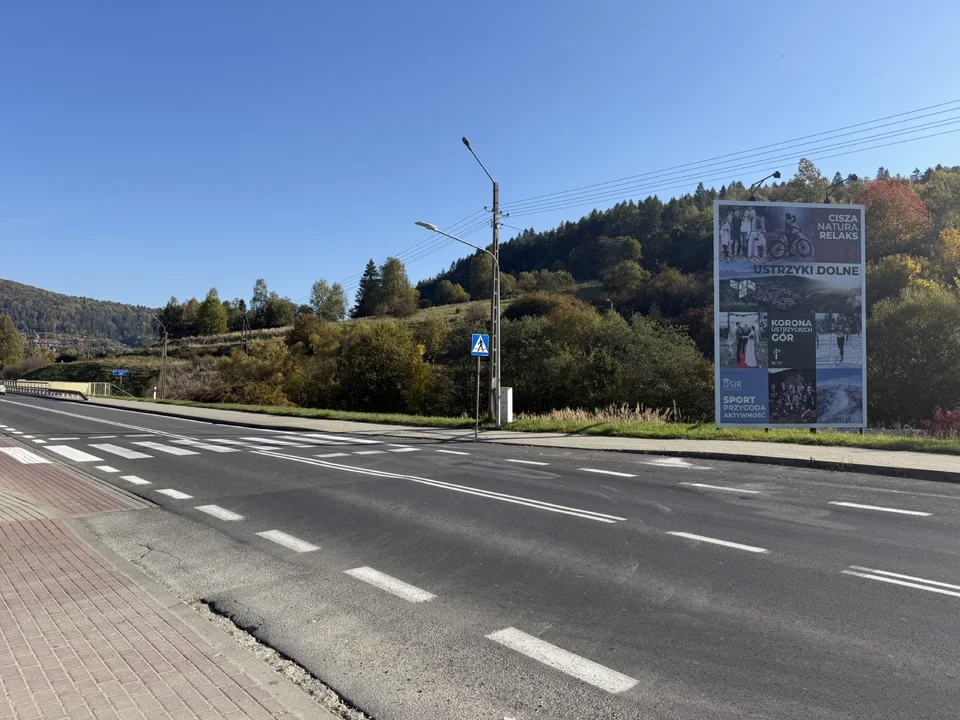 Budowa chodnika Ustrzyki Dolne - Ustjanowa Górna