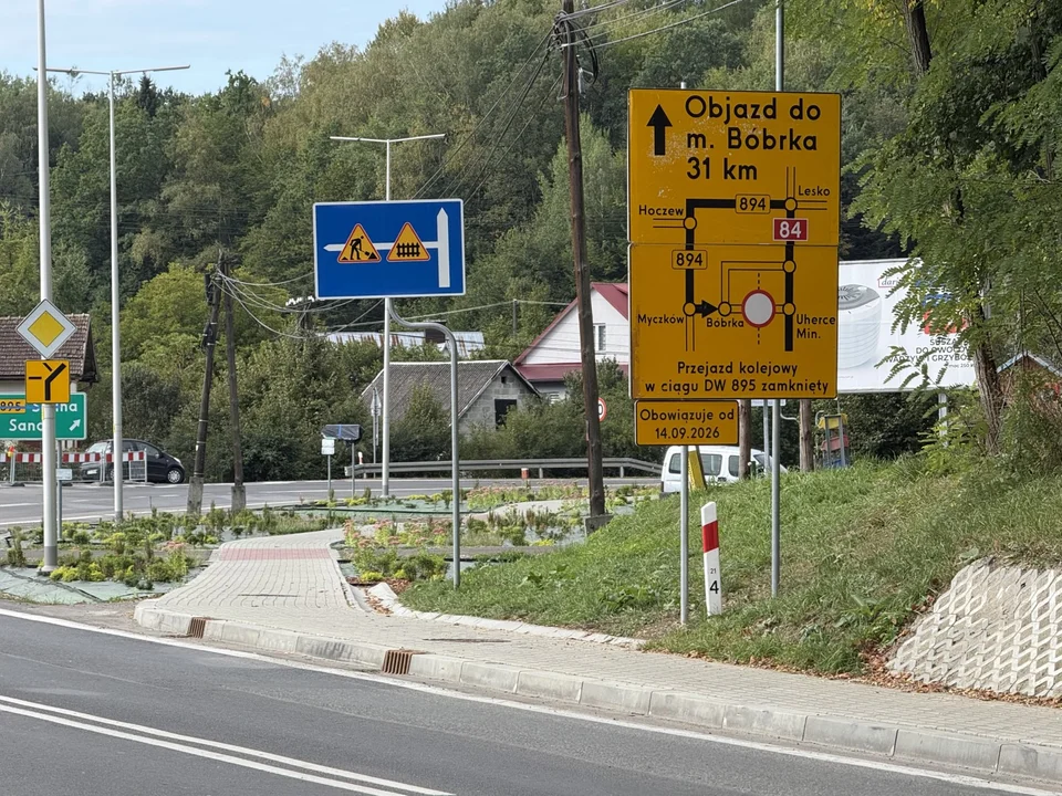 Utrudnienia na drodze w kierunku Soliny